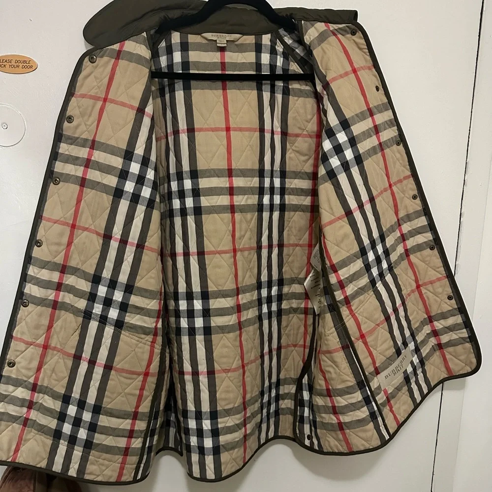 Burberry Quilted Nylon Jacket - Green - Large - Picture 4 of 4